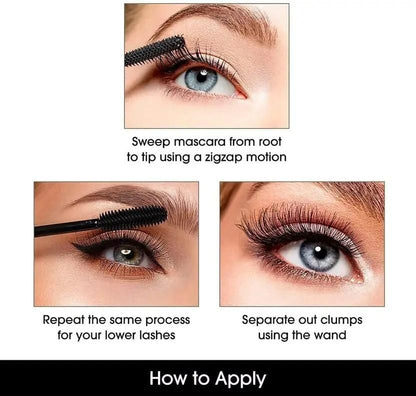 Waterproof Long Lasting 3 in 1 Mascara Eye Liner