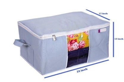 Storage Bag-UnderBed Blanket Storage Bag Covers With Handles(Set of 2)